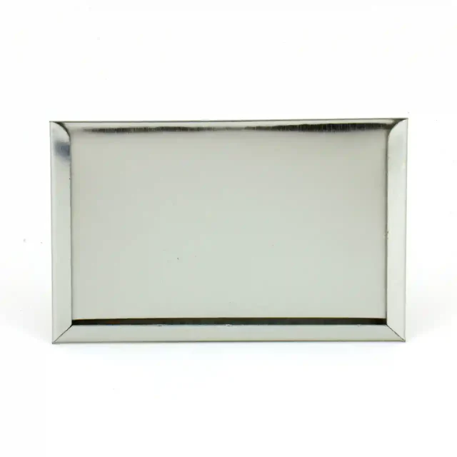 Theewinkelblik kaarthouder - Zilver - 12 stuks