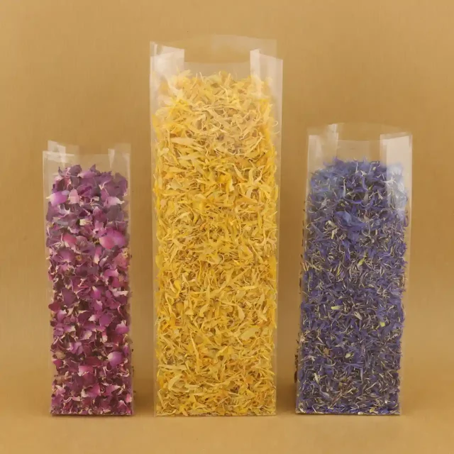 Transparante PP blokbodemzakjes