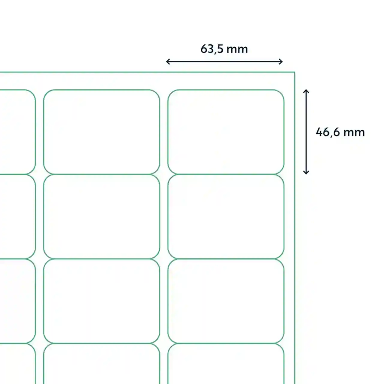 A4 etiketvellen - Afbeelding 21