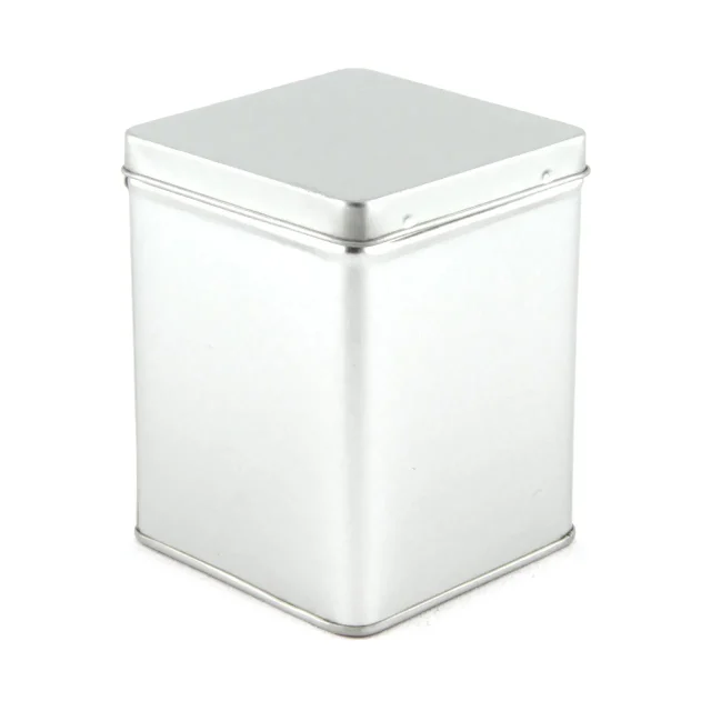 Theeblikje - Zilver - 12 stuks