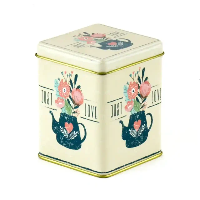 Theeblikje - Just Love - 12 stuks