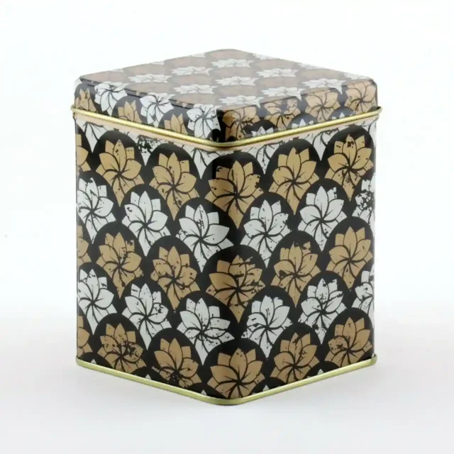 Theeblikje - Lotus - 12 stuks