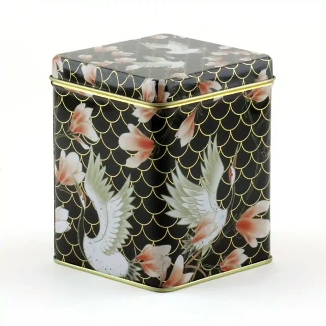 Theeblikje - Cranes - 12 stuks