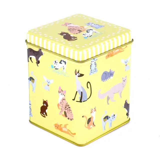 Theeblikje - Cats - 12 stuks