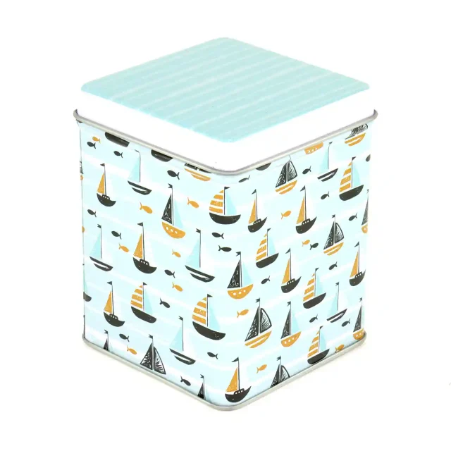 Theeblikje - Maritime - 12 stuks